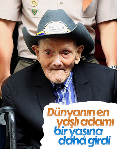 Dünyanın en yaşlı adamı 113'üncü yaşını kutladı