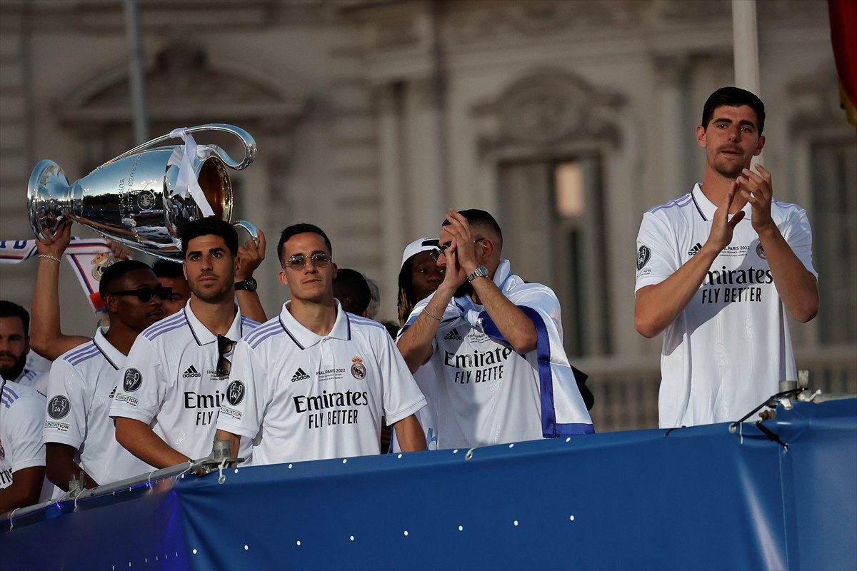 Champions League champions Real Madrid celebrate their 14th Max Trophy win #5