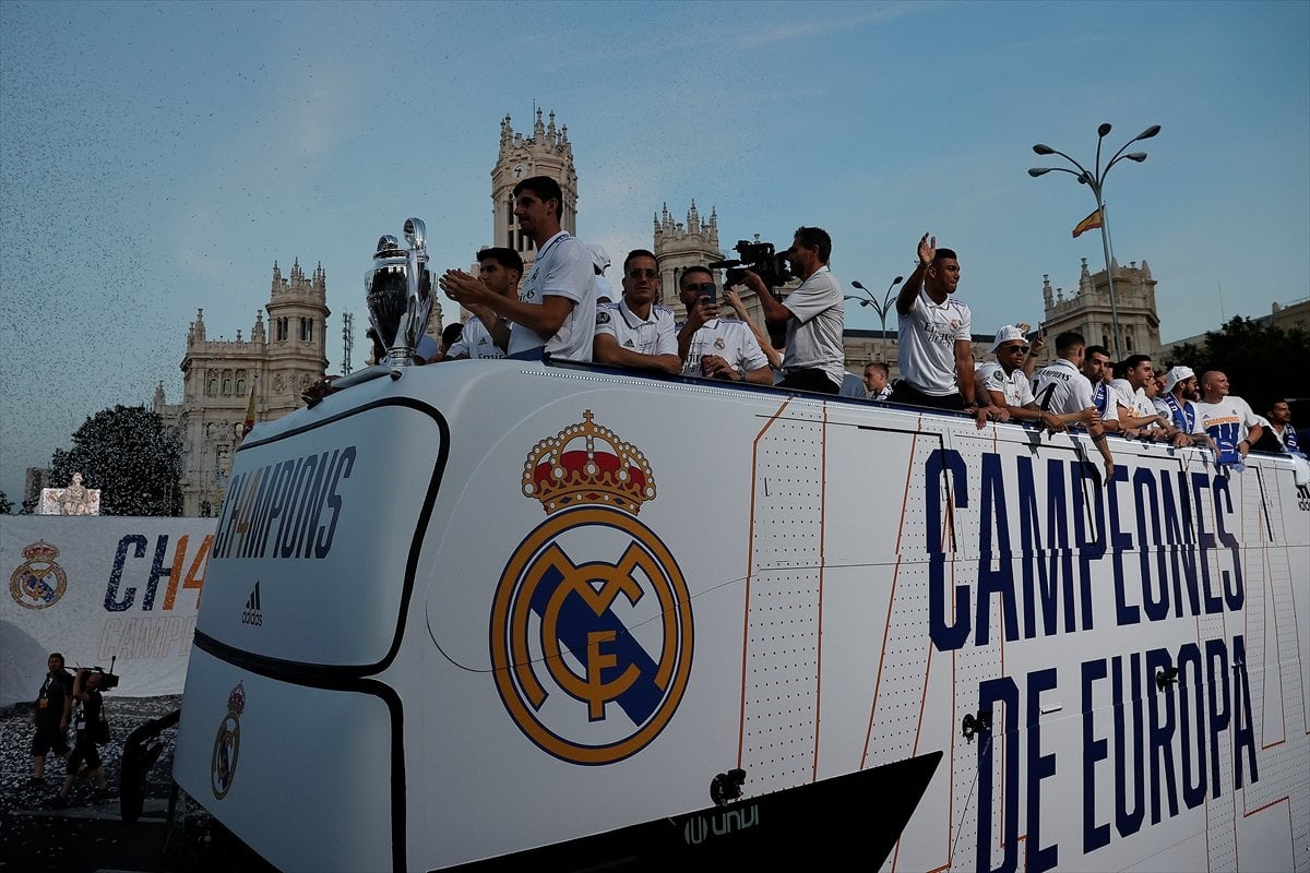 Champions League champions Real Madrid celebrate their 14th Max Trophy win #2