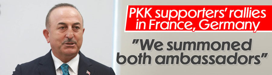 Turkey summons French, German envoys over PKK supporters' rallies