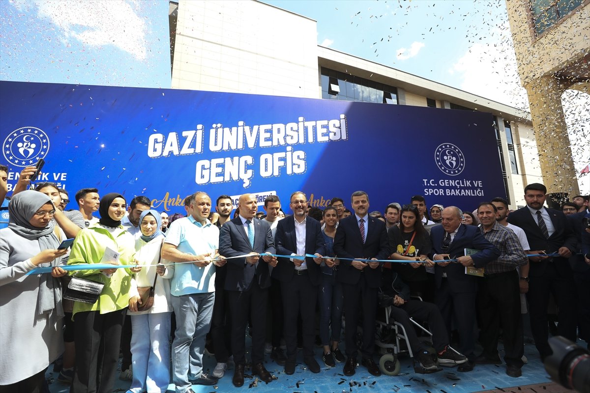 Mehmet Muharrem Kasapoğlu, Gazi Üniversitesi Genç Ofisi nin açılış törenine katıldı #6