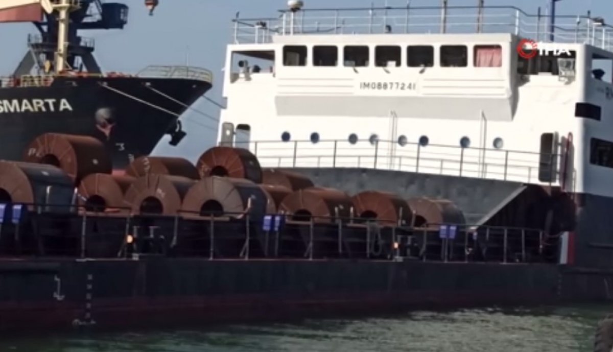 Mariupol’den ilk kuru yük gemisi Rusya’ya doğru yola çıktı