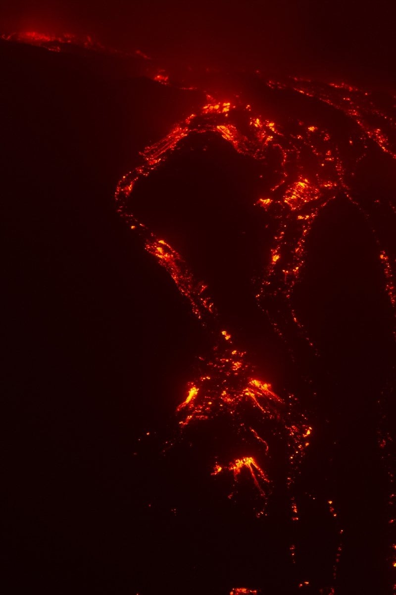 Mount Etna spews lava again #7