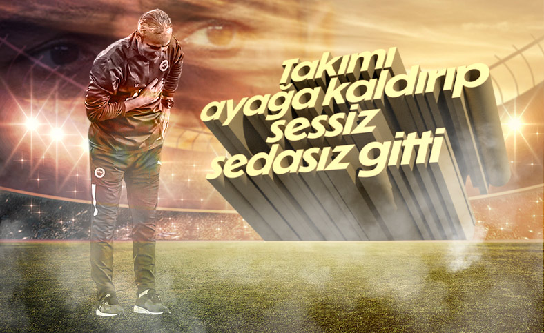 İsmail Kartal, Fenerbahçe'ye veda etti
