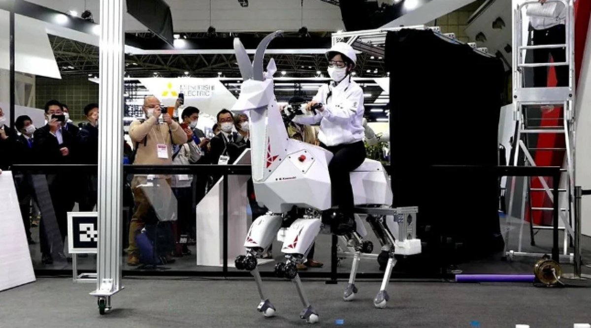 Japonya'da keçi tasarımlı robot: BEX