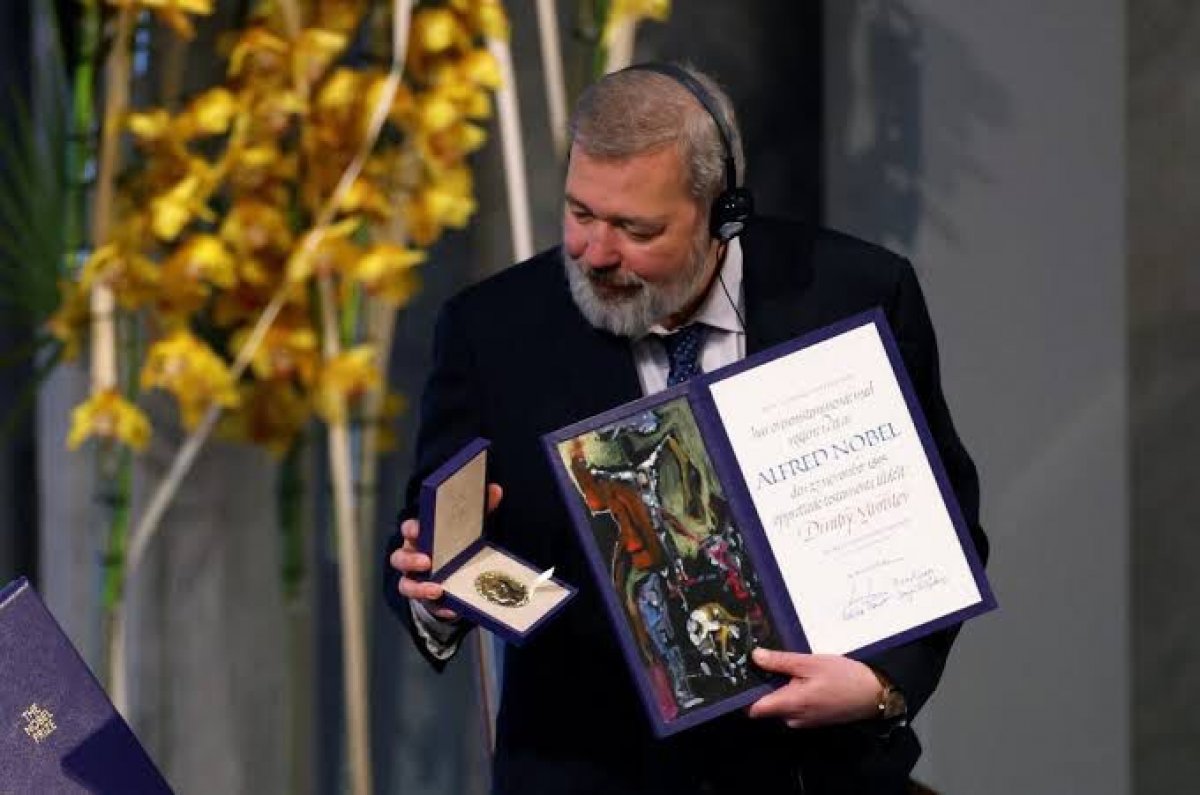 Russian journalist dedicates Nobel Prize to Ukrainian children #2