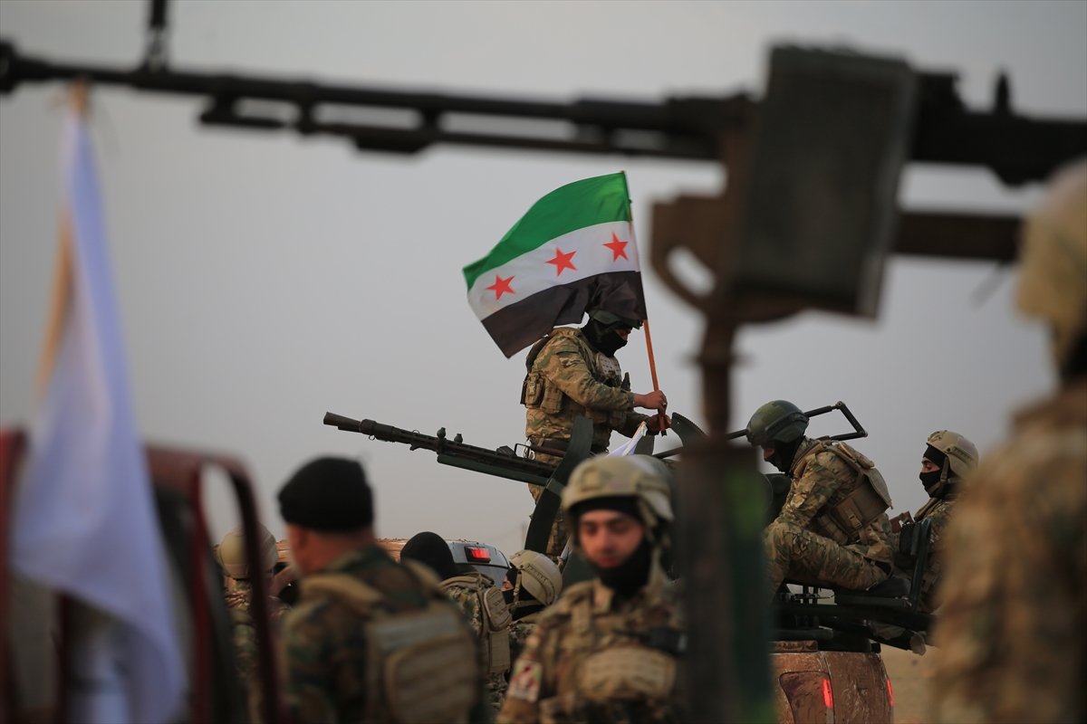 Suriye Milli Ordusu'ndan askeri tatbikat