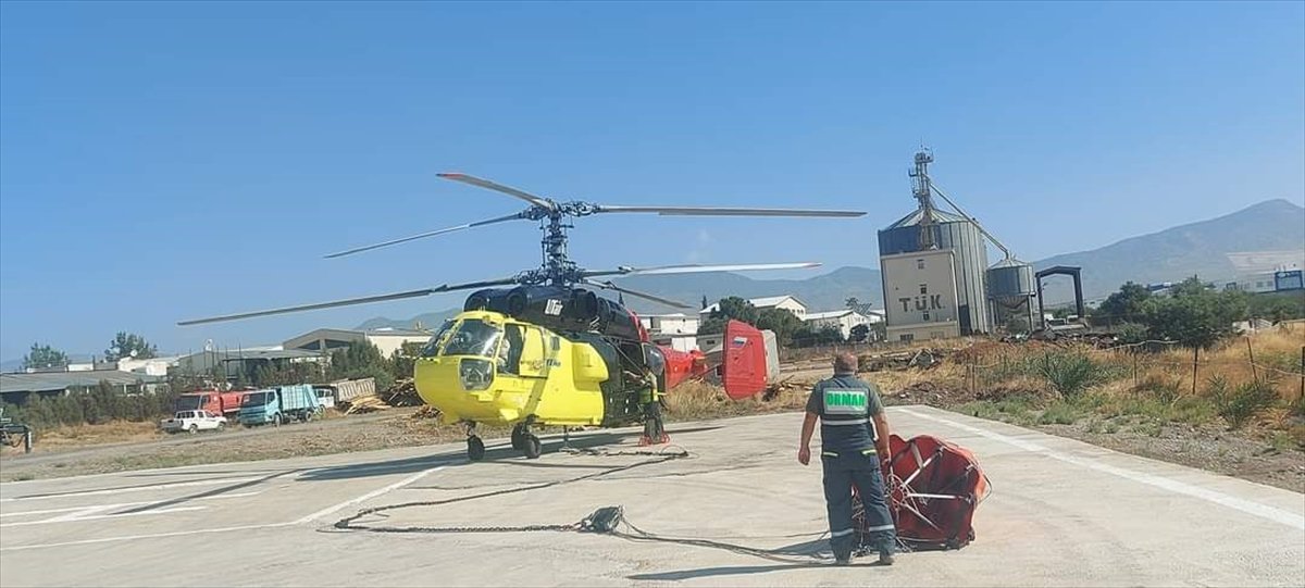 Turkey sent fire fighting helicopter to TRNC #2