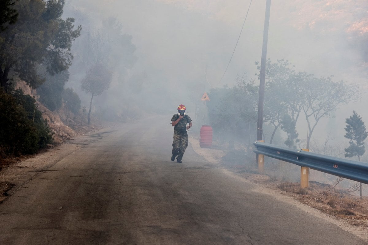 Forest fire in Greece #12