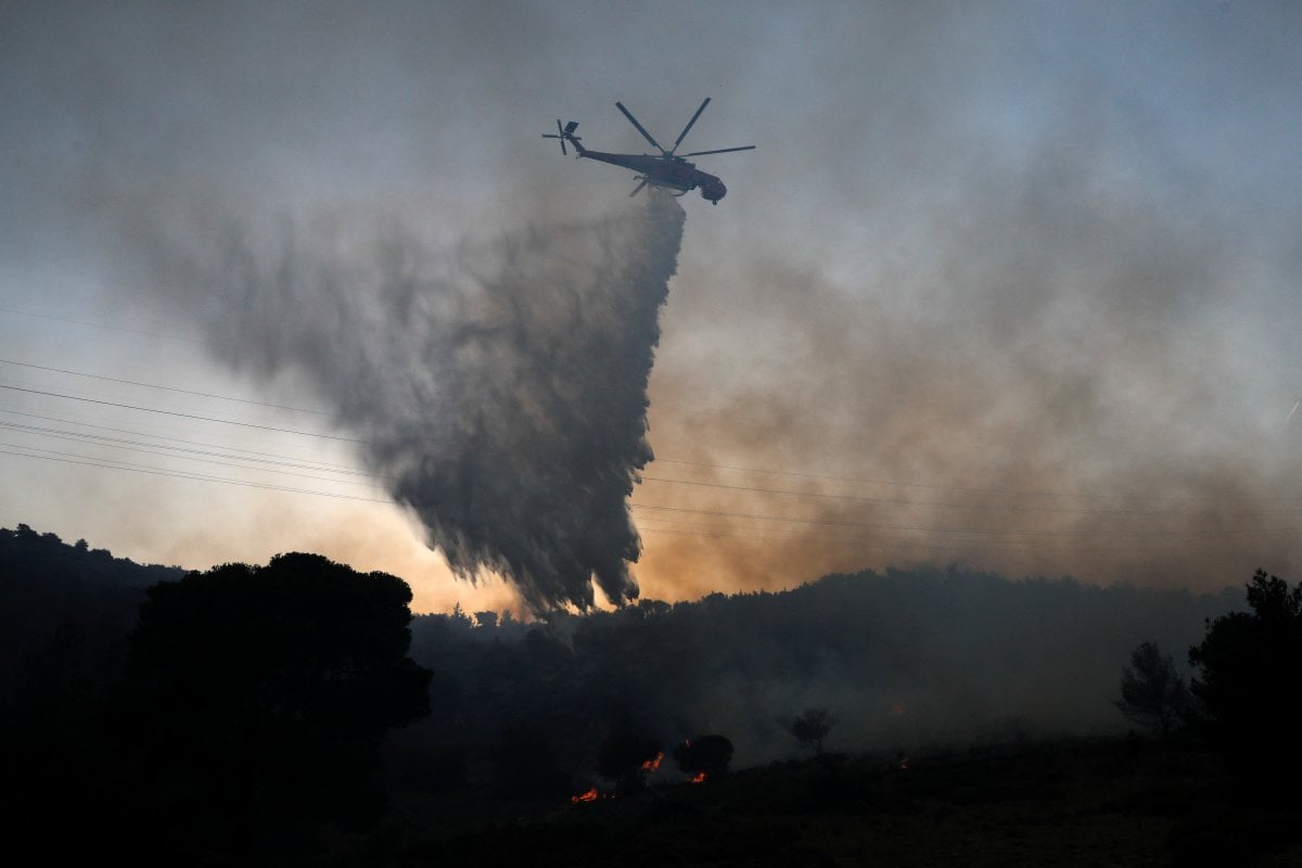 Forest fire in Greece #10