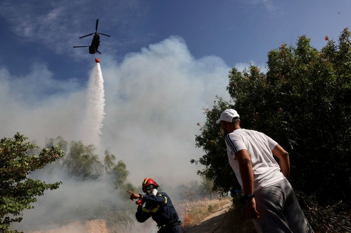 Forest fire in Greece #13