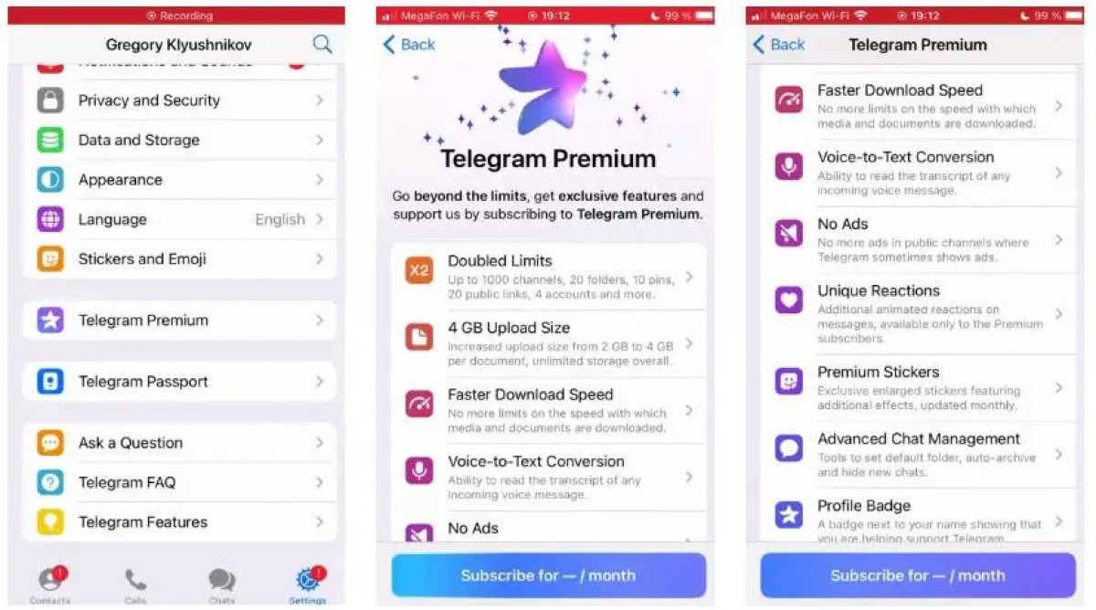 Telegram Premium fiyatına yüzde 400 zam geldi #1