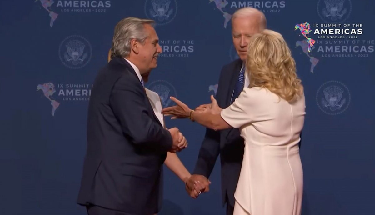 Joe Biden did not let go of his Argentinian counterpart Fernandez's wife #1