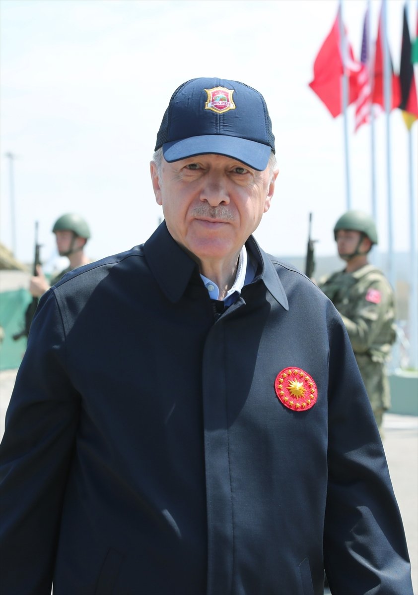 Cumhurbaşkanı Erdoğan, Efes-2022 tatbikatında #19