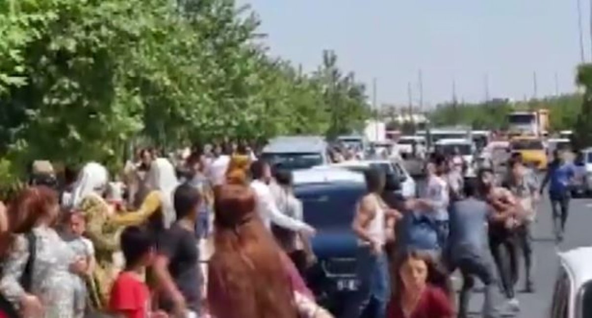 Şanlıurfa'da piknik kavgası kamerada