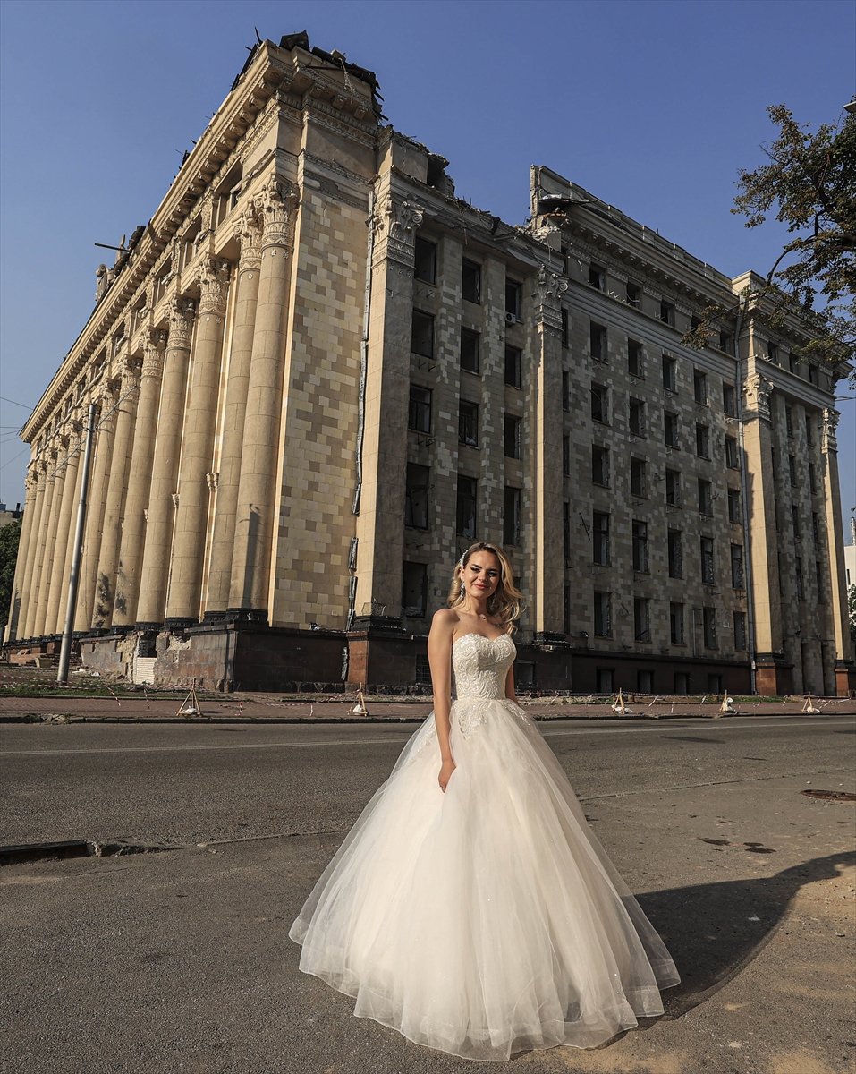 Ukrayna da bombaların altında düğün yapıldı #9