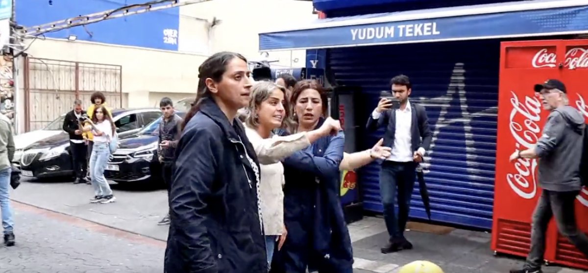 İstanbul daki Öcalan a destek yürüyüşünde HDP li vekiller polisle tartıştı #4