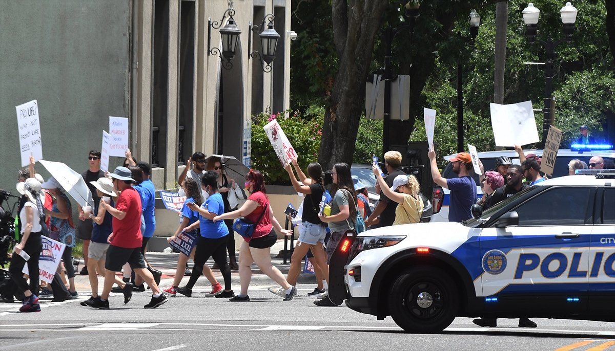 Proponents of gun reform staged a demonstration in the USA #5