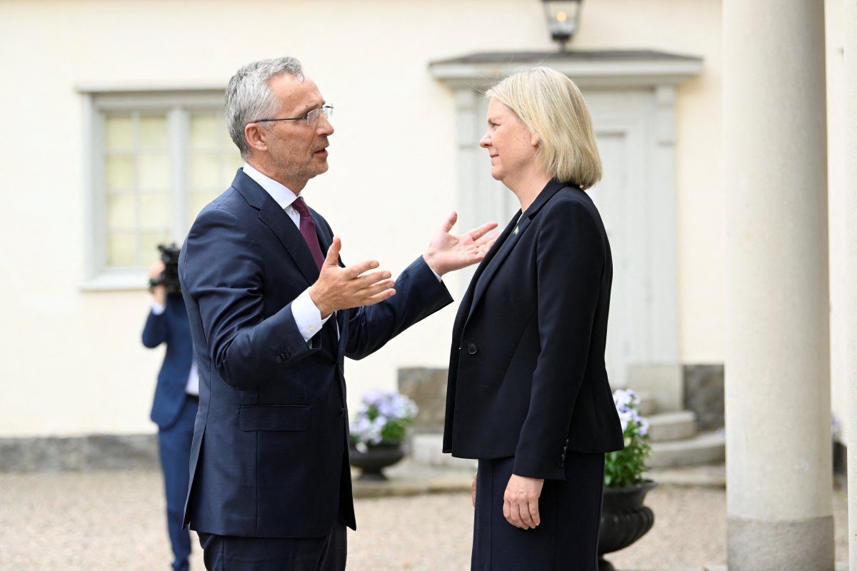 Jens Stoltenberg, İsveç Başbakanı Andersson ile görüştü #1