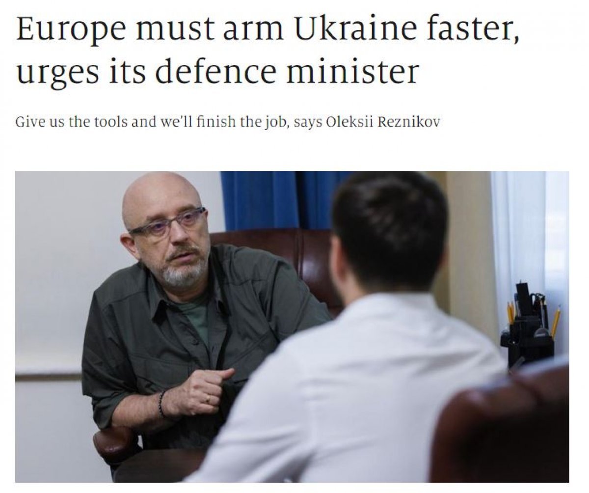 Ukraine: Europe must arm us faster #1
