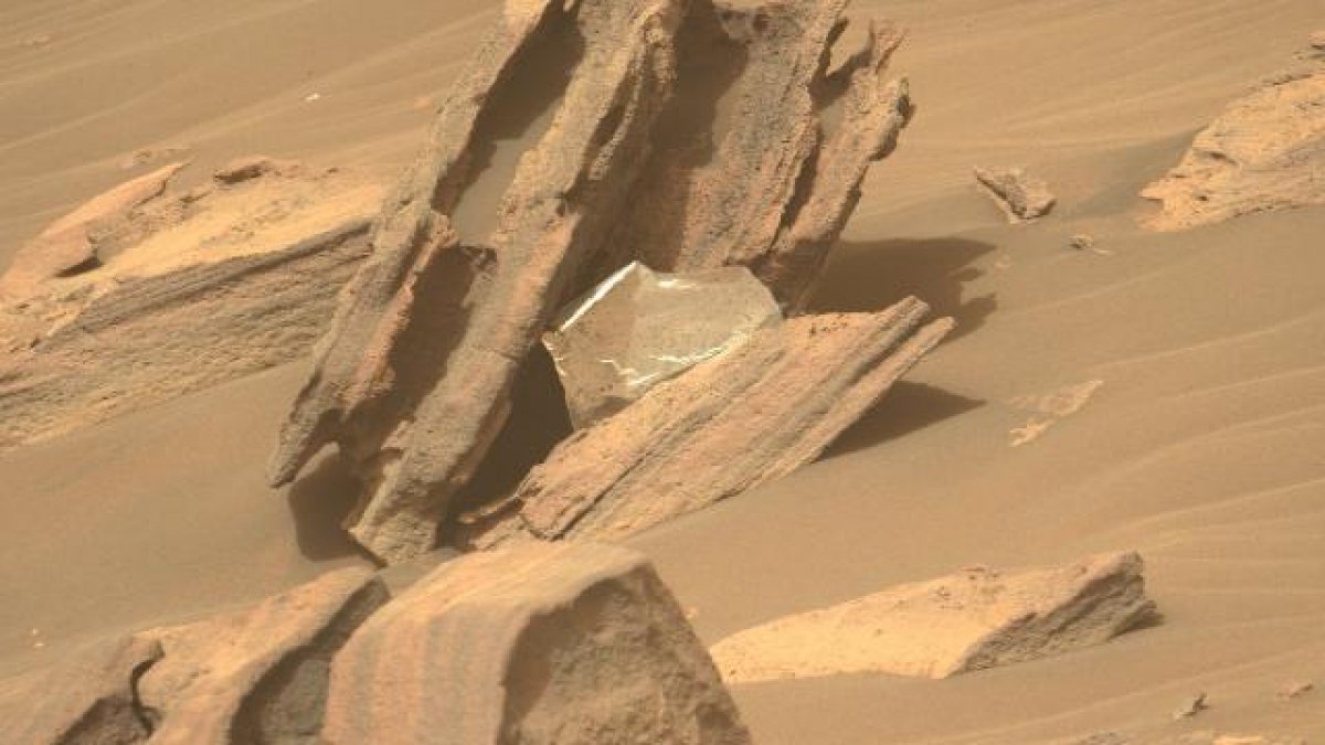 Human trash found on Mars