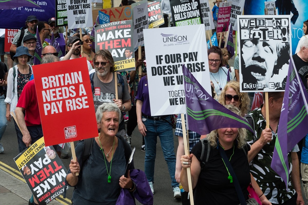 Cost of living protest in England #3