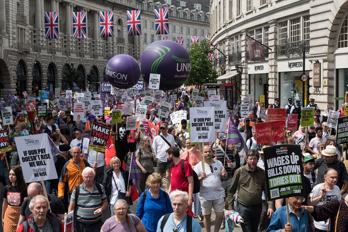 Cost of living protest in England #6