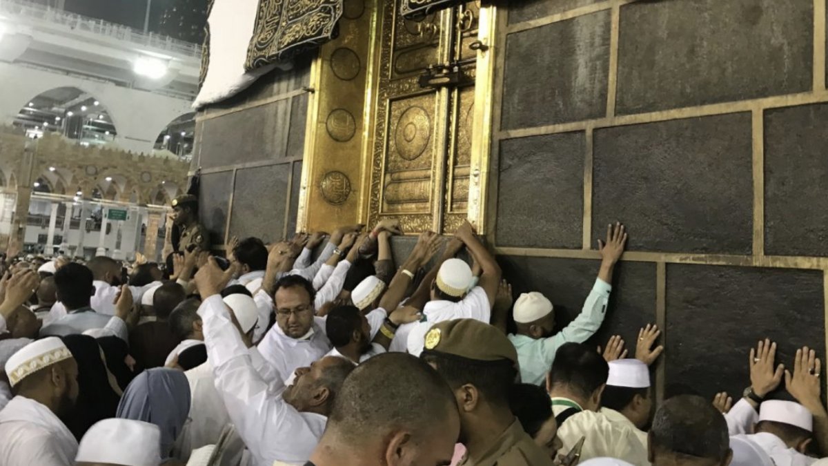 It is forbidden to face the Kaaba