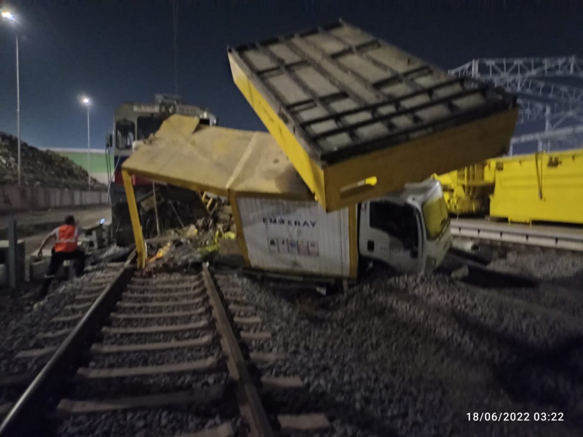 Hatay da lokomotif kazası: 1 ölü, 2 yaralı #2