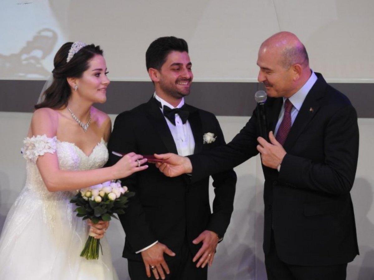 Süleyman Soylu, MHP li vekilin kızının nikah şahidi oldu #5