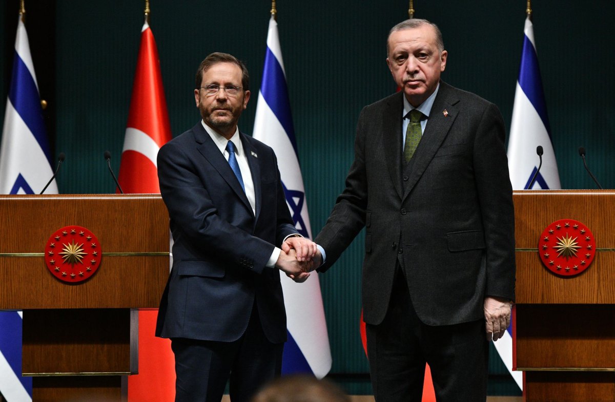 Cumhurbaşkanı Erdoğan, İsrail Cumhurbaşkanı Herzog ile görüştü #1