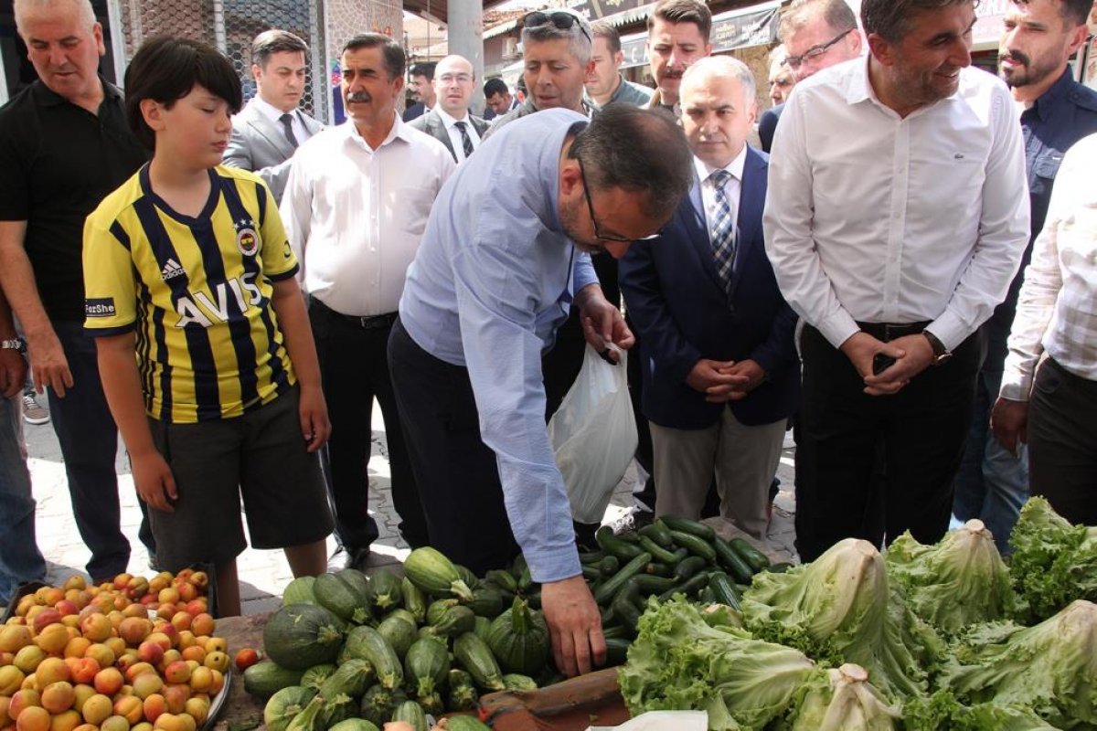 Mehmet Muharrem Kasapoğlu ndan memleketinde pazar çıkartması #4