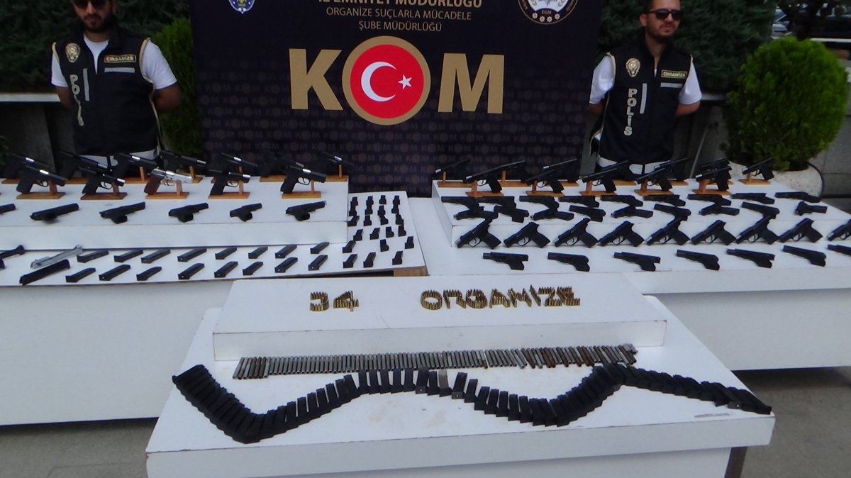 İstanbul da, silah kaçakçılığı operasyonu: 8 gözaltı #2