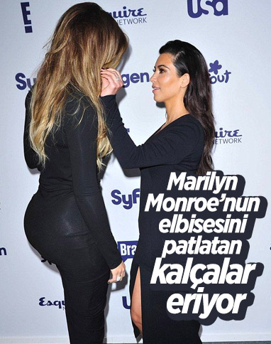 Kim Kardashian'ın kalçası eriyor