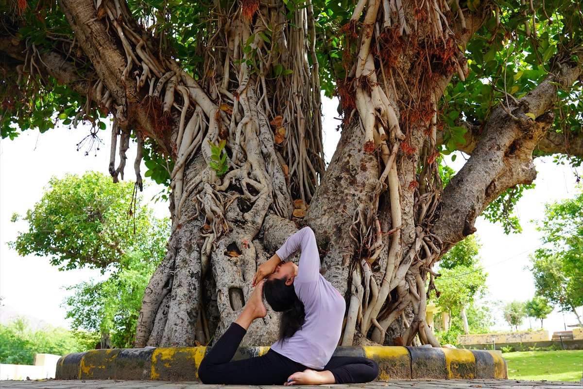 Hindistan da Dünya Yoga Günü kutlandı #9