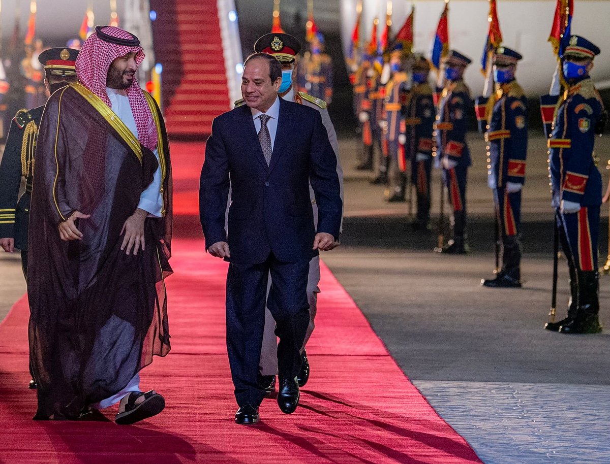 Mohammed bin Salman met with Sisi in Egypt #2