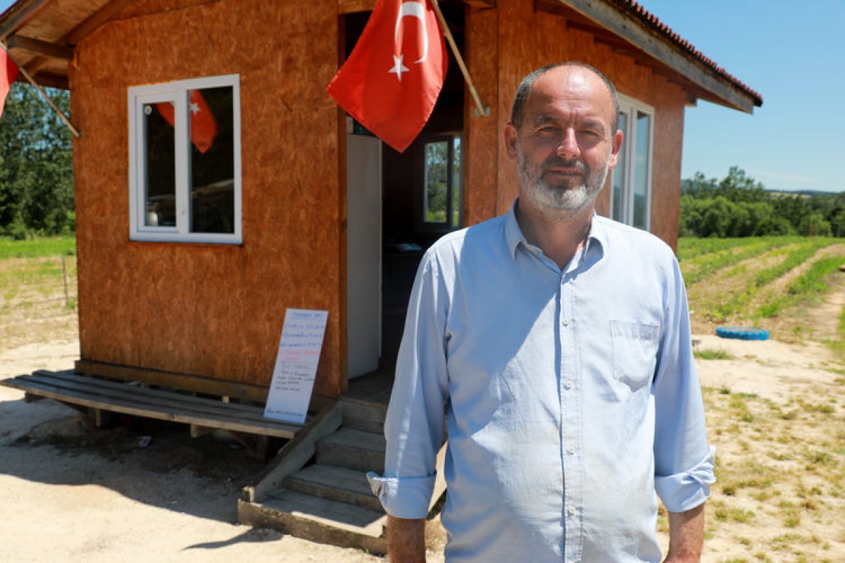 Kırklareli nde dalından toplanan sebze ve meyvenin parası kulübeye bırakılıyor #4