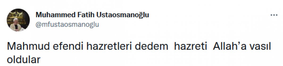 Mahmut Ustaosmanoğlu hayatını kaybetti #1