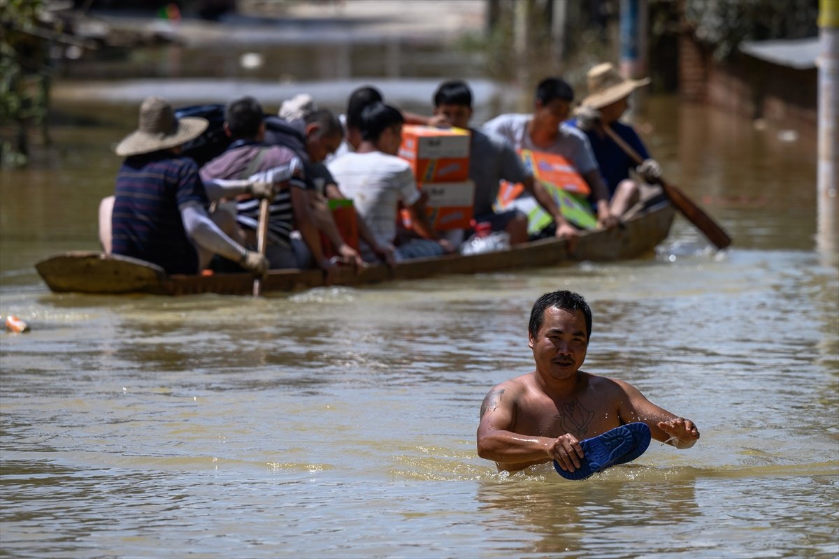 Flood disaster in China brought life to a standstill #14