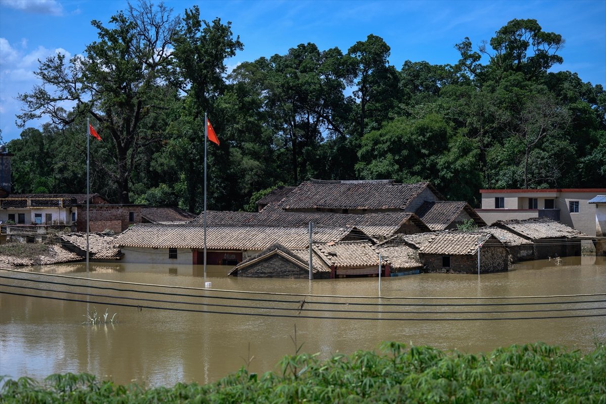 Flood disaster in China brought life to a standstill #19