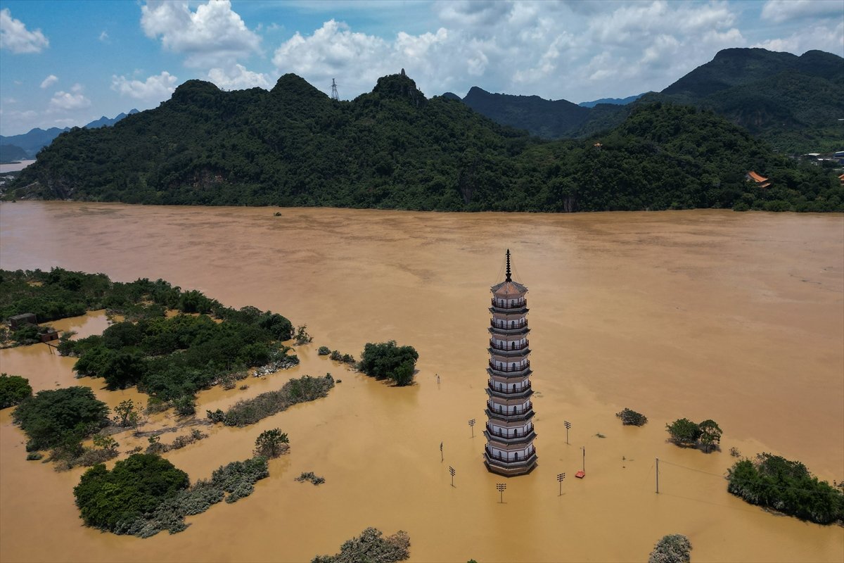 Flood disaster in China brought life to a standstill #8