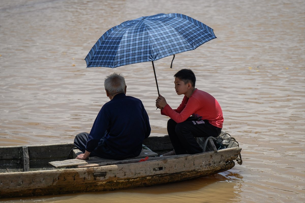 Flood disaster in China brought life to a standstill #6