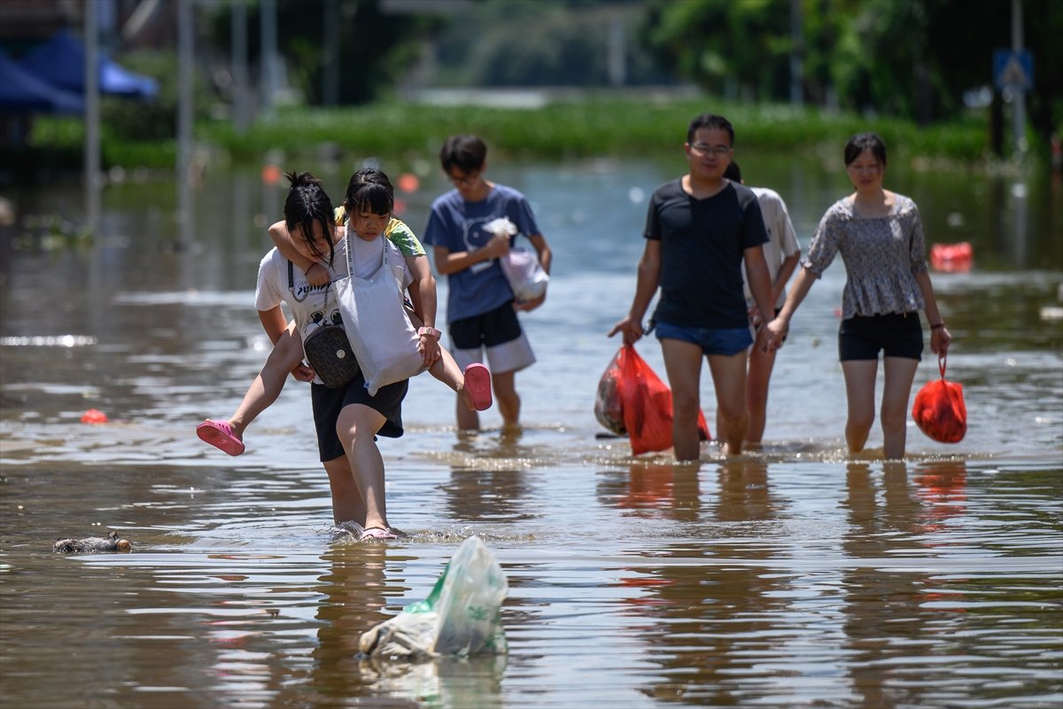 Flood disaster in China brought life to a standstill #7