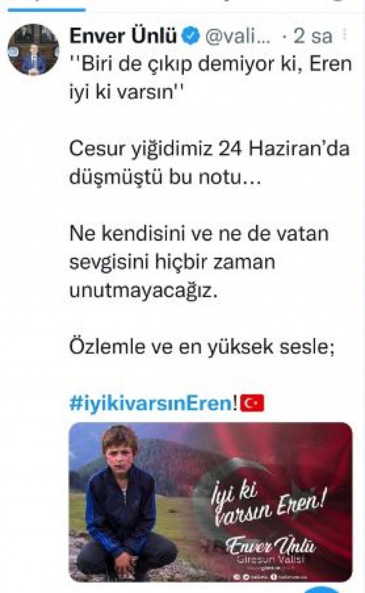 Eren Bülbül için Türkiye ‘iyi ki varsın’ yazdı  #4