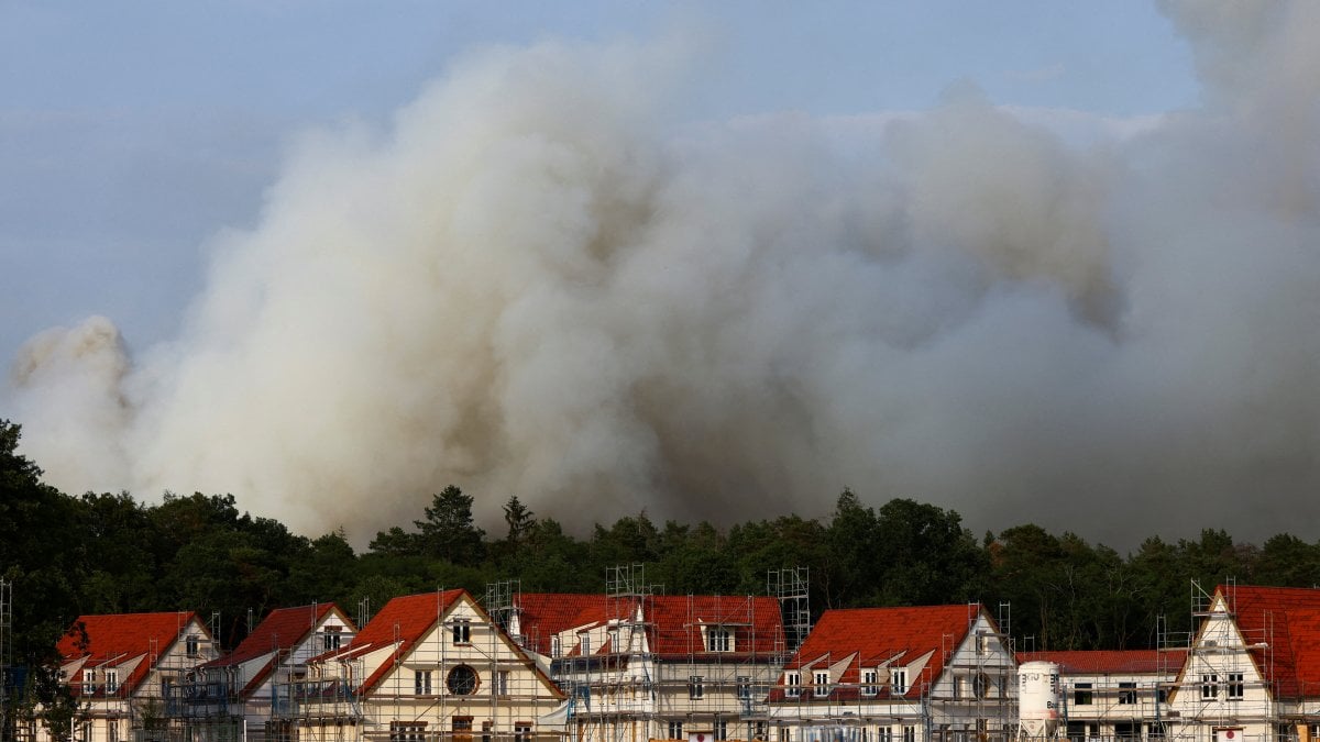 Forest fire in Germany: 2 settlements to be evacuated