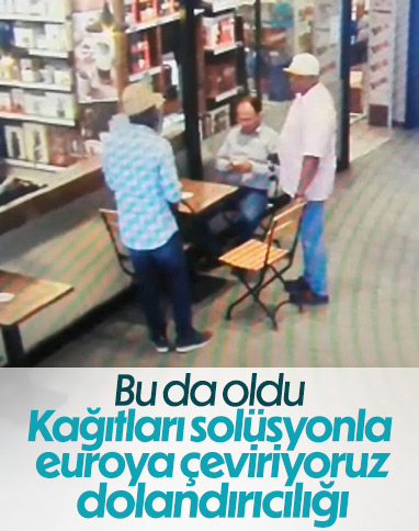 İstanbul’da, ‘kağıtları solüsyonla euroya çeviriyoruz’ yalanıyla dolandırıcılığa operasyon