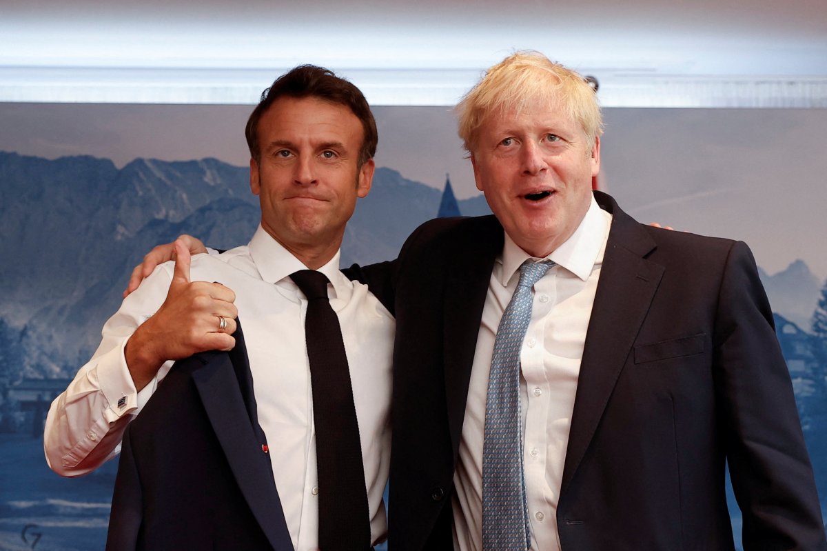 Ice melted between Boris Johnson and Emmanuel Macron #2