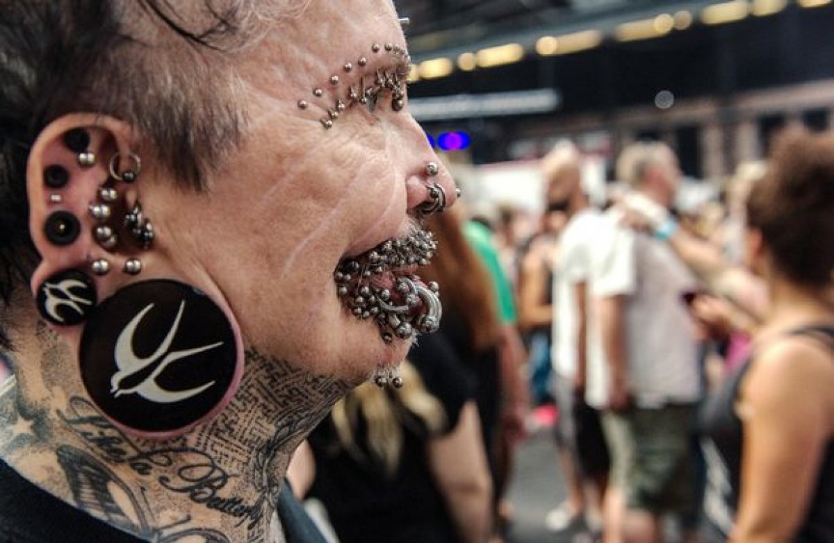 Rolf Buchholz stands out with his body modifications #2