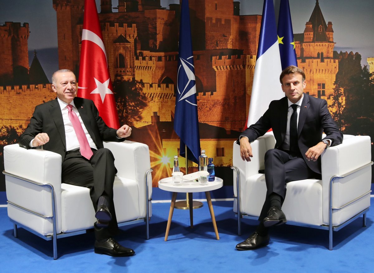 Cumhurbaşkanı Erdoğan, Macron ile bir araya geldi #2