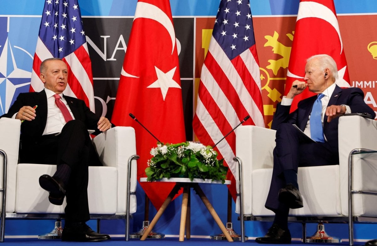 Cumhurbaşkanı Erdoğan ve ABD Başkanı Joe Biden görüşmesi başladı #1
